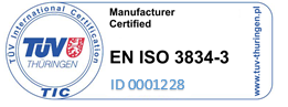 Znak TUV ISO3834